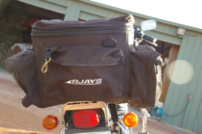 Rjays Expander Bag on a HD Wideglide Rjays Expander Bag on a HD Wideglide